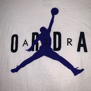 Air Jordan Blue Jumpman Logo T-Shirt